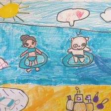 Алина Сорокина в конкурсе «Летние приключения Умки и его друзей»