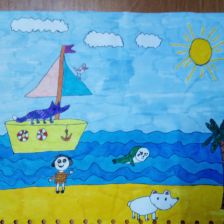 Ксения Георгиевна Ильичева в конкурсе «Летние приключения Умки и его друзей»