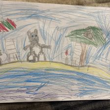 Виктория Максимовна Кожунова в конкурсе «Летние приключения Умки и его друзей»