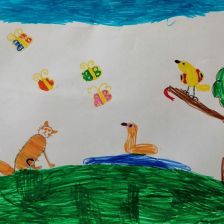 Анастасия Дмитриевна Шевчук в конкурсе «Летние приключения Умки и его друзей»