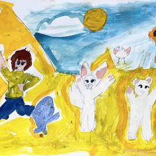 София Сергеевна Крылова в конкурсе «Летние приключения Умки и его друзей»