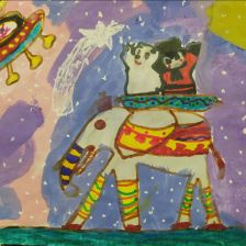 Катя Игоревна Щербовских в конкурсе «Летние приключения Умки и его друзей»