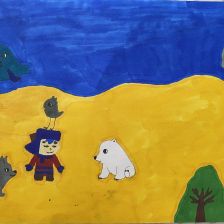 Александра Рогова в конкурсе «Летние приключения Умки и его друзей»