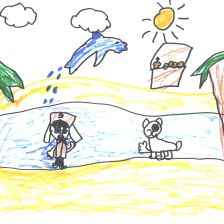 Богдана Константиниди в конкурсе «Летние приключения Умки и его друзей»