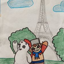 Валерия Алексеевна Хамидулина в конкурсе «Летние приключения Умки и его друзей»