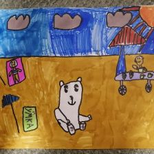 Екатерина Антоновна Коршунова в конкурсе «Летние приключения Умки и его друзей»