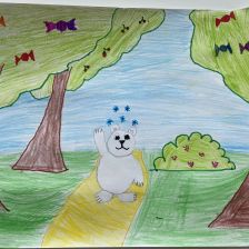 Паша Зубащенко в конкурсе «Летние приключения Умки и его друзей»