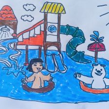 Надя Балина в конкурсе «Летние приключения Умки и его друзей»