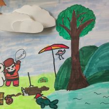 Вероника Лапицкая в конкурсе «Летние приключения Умки и его друзей»