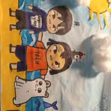 Алихан Камрулович Човдхури в конкурсе «Летние приключения Умки и его друзей»