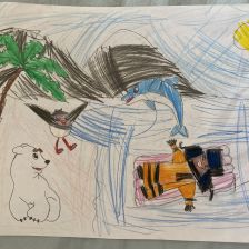 Эмилия Владимировна Ягуткина в конкурсе «Летние приключения Умки и его друзей»