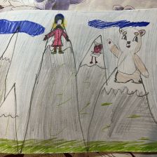 Евгения Александровна Сыкчина в конкурсе «Летние приключения Умки и его друзей»