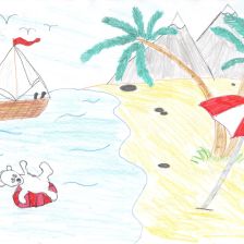 Даниил Максимович Синягин в конкурсе «Летние приключения Умки и его друзей»