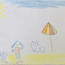 София Игоревна Синякова в конкурсе «Летние приключения Умки и его друзей»