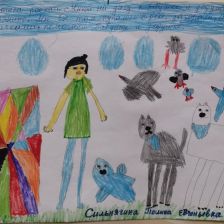 Полина Аннатольевна Сильнягина в конкурсе «Летние приключения Умки и его друзей»