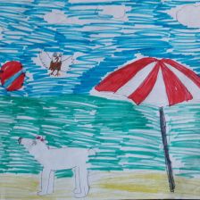 Алиса Андреевна Голованова в конкурсе «Летние приключения Умки и его друзей»