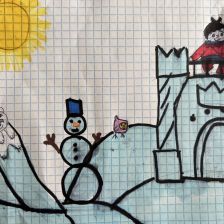 Камилла Джамилевна Валиуллова в конкурсе «Летние приключения Умки и его друзей»