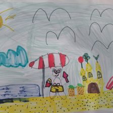 Алиса Александровна Моисеева в конкурсе «Летние приключения Умки и его друзей»