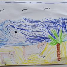 Ксения Андреевна Лапицкая в конкурсе «Летние приключения Умки и его друзей»