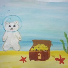 Мария Алексеевна Антонова в конкурсе «Летние приключения Умки и его друзей»