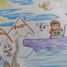 Костя в конкурсе «Путешествие с Умкой и его друзьями»