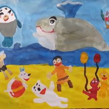 Катя в конкурсе «Путешествие с Умкой и его друзьями»