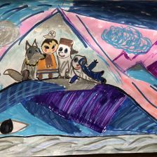 Мария в конкурсе «Путешествие с Умкой и его друзьями»