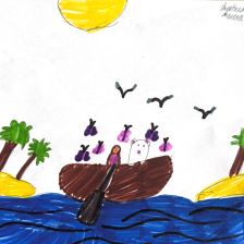 Аиша в конкурсе «Путешествие с Умкой и его друзьями»