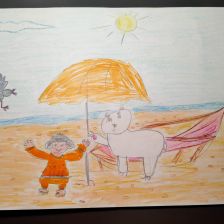 Денис в конкурсе «Путешествие с Умкой и его друзьями»