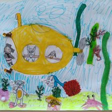 Каролина в конкурсе «Путешествие с Умкой и его друзьями»