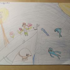 Ксения в конкурсе «Путешествие с Умкой и его друзьями»