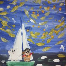 Дарья в конкурсе «Путешествие с Умкой и его друзьями»