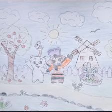 Ангелина в конкурсе «Путешествие с Умкой и его друзьями»