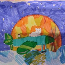 Даша в конкурсе «Путешествие с Умкой и его друзьями»