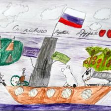 Тимофей в конкурсе «Путешествие с Умкой и его друзьями»