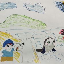 София Яцыко в конкурсе «Путешествие с Умкой и его друзьями»