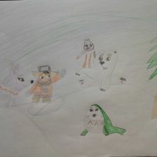 Таисия Рыженкова в конкурсе «Путешествие с Умкой и его друзьями»