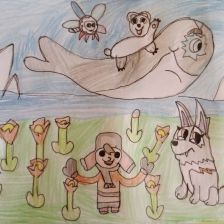 Велена в конкурсе «Путешествие с Умкой и его друзьями»