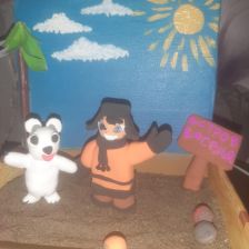 Анна Петрученко в конкурсе «Путешествие с Умкой и его друзьями»