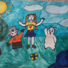 Якимова Екатерина в конкурсе «Путешествие с Умкой и его друзьями»