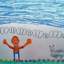 Мирослава Пчельникова в конкурсе «Путешествие с Умкой и его друзьями»