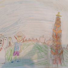 Дима Варганов в конкурсе «Путешествие с Умкой и его друзьями»