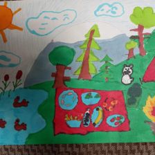 Анастасия в конкурсе «Путешествие с Умкой и его друзьями»