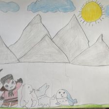 Алия в конкурсе «Путешествие с Умкой и его друзьями»