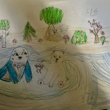 Анастасия в конкурсе «Путешествие с Умкой и его друзьями»