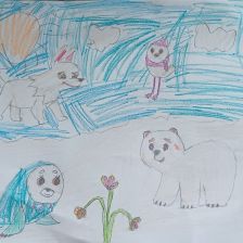 Анастасия в конкурсе «Путешествие с Умкой и его друзьями»