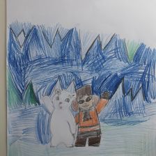 Настя в конкурсе «Путешествие с Умкой и его друзьями»