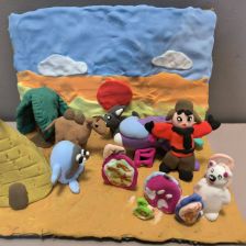 Вероника в конкурсе «Путешествие с Умкой и его друзьями»