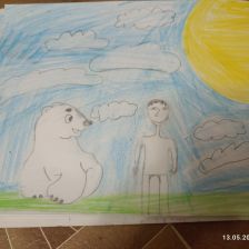 Егор в конкурсе «Путешествие с Умкой и его друзьями»