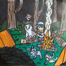 Анна Дубинина в конкурсе «Путешествие с Умкой и его друзьями»